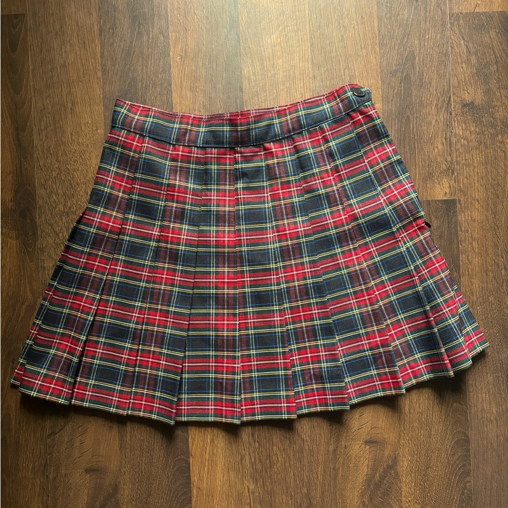American Apparel plaid school skirt